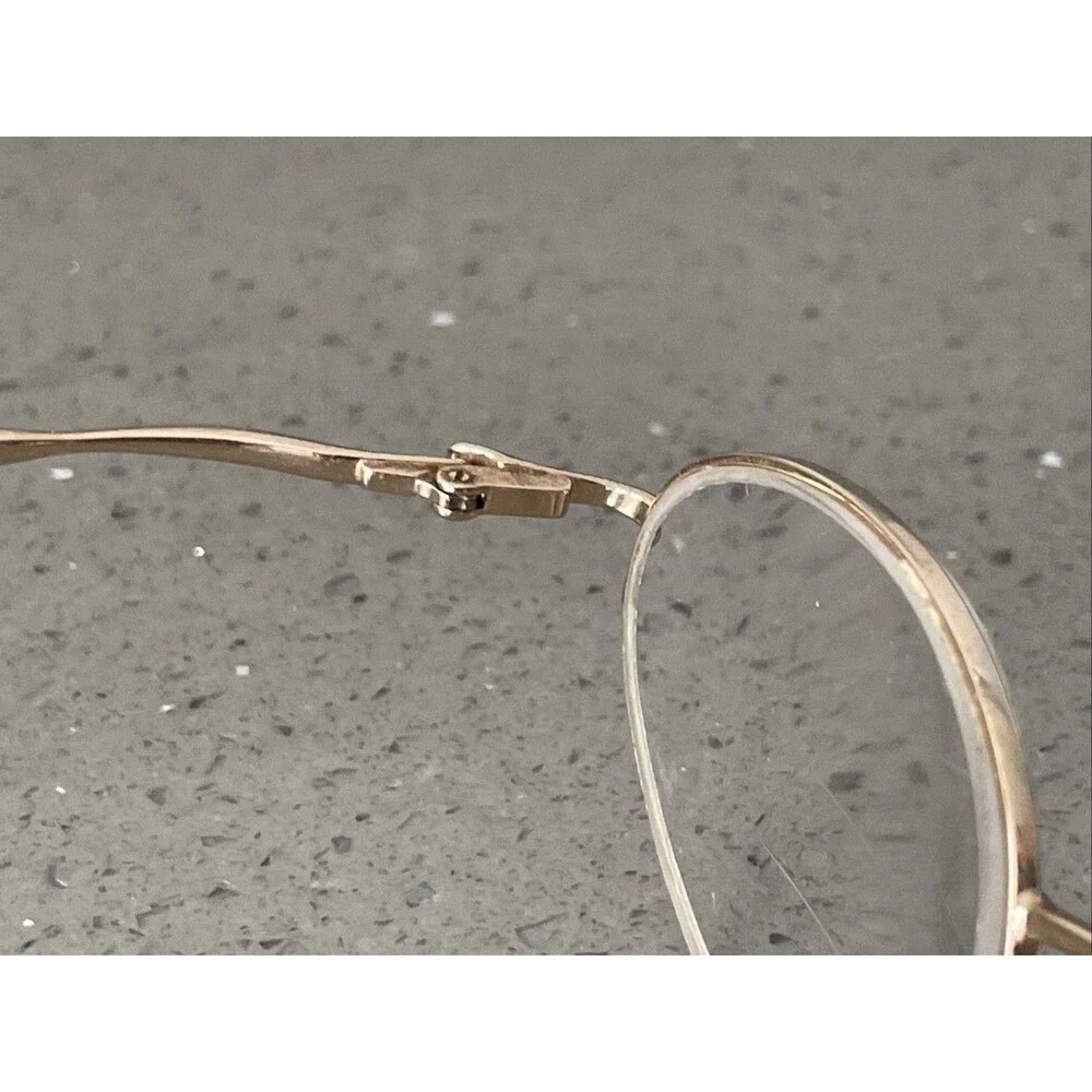 Lauren Hutton Eyeglasses Frames ONLY L065 Shell Flex Hinge 49-19-130 half rim